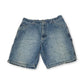 Y2K Structure Denim Cargo Shorts (L/XL)