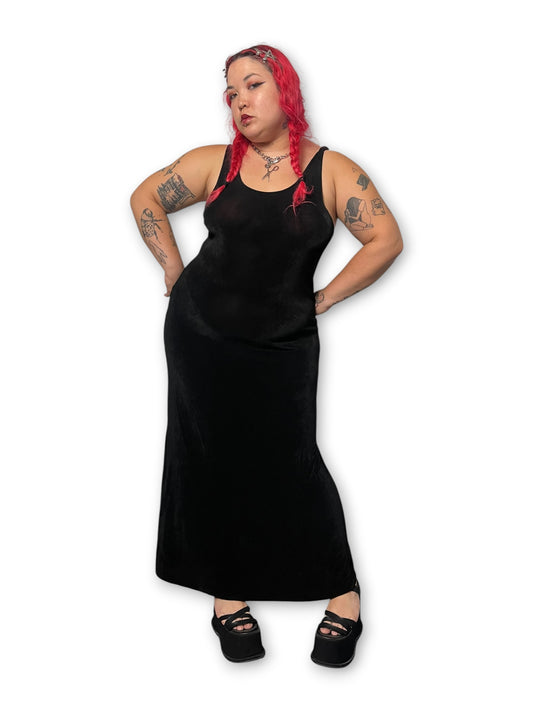 90’s Slinky Maxi Dress (XL/1X)