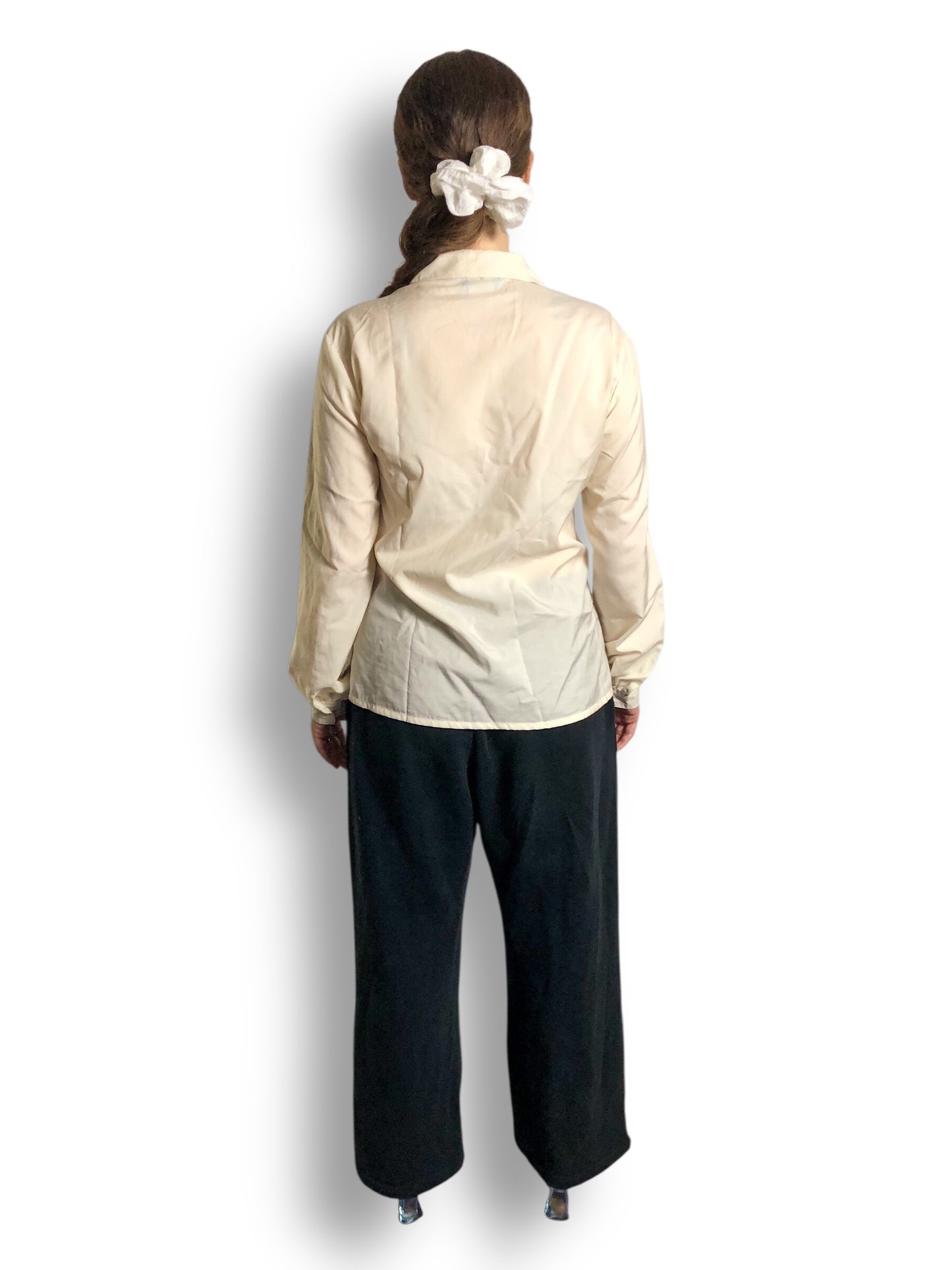 80’s Ship’n Shore White Button Shirt (L)