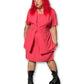 90’s Coral Layered Pencil Dress (3X)