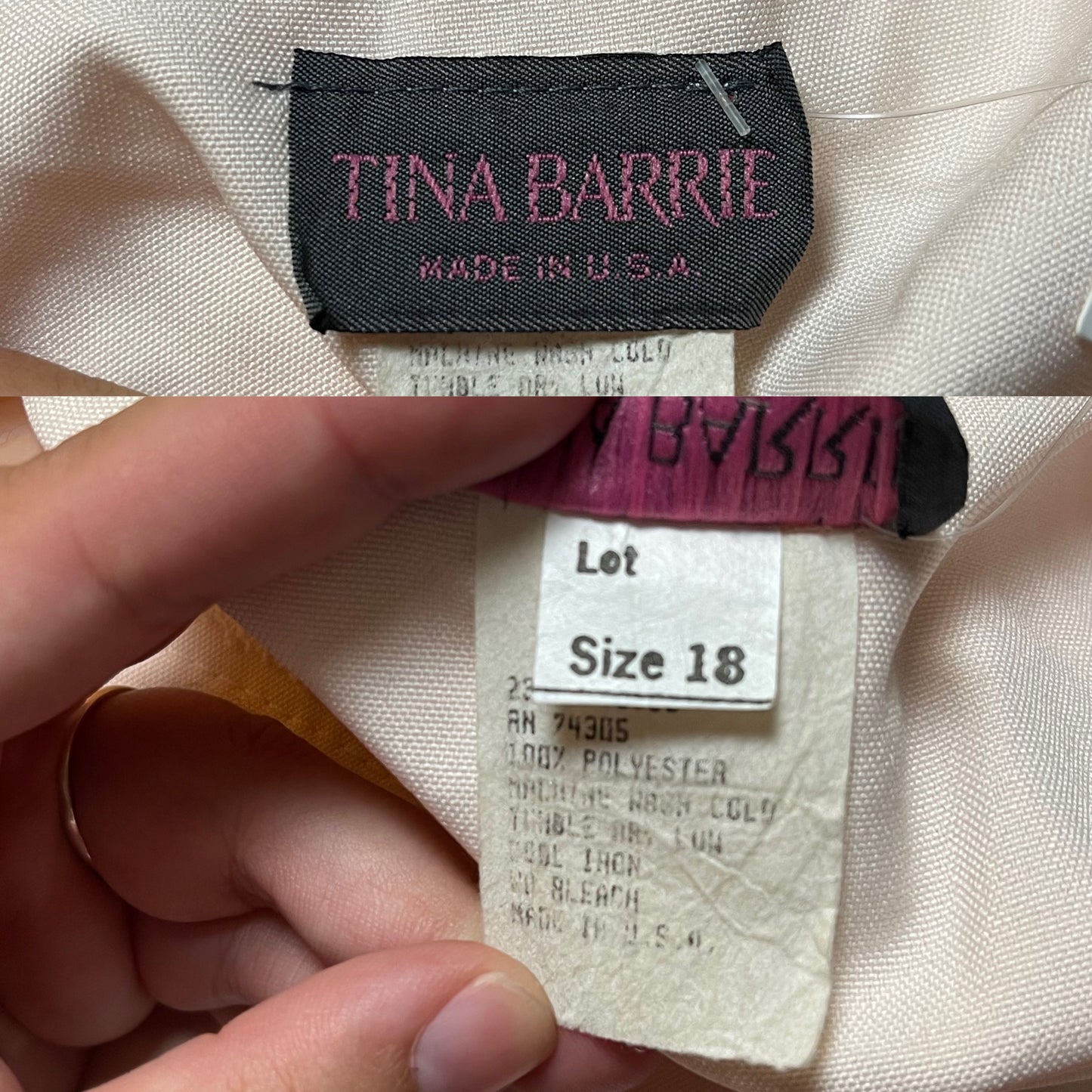 80’s Baby Pink Retro Shift Dress (1X)