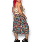 Y2K Jaclyn Smith Colorful Floral Skirt (L/XL/2X)