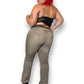 Y2K Bisou Bisou Gray Distressed Jeans (XL/2X)