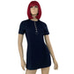 70’s Butte Knit Navy Blue Retro Mini Dress (S)