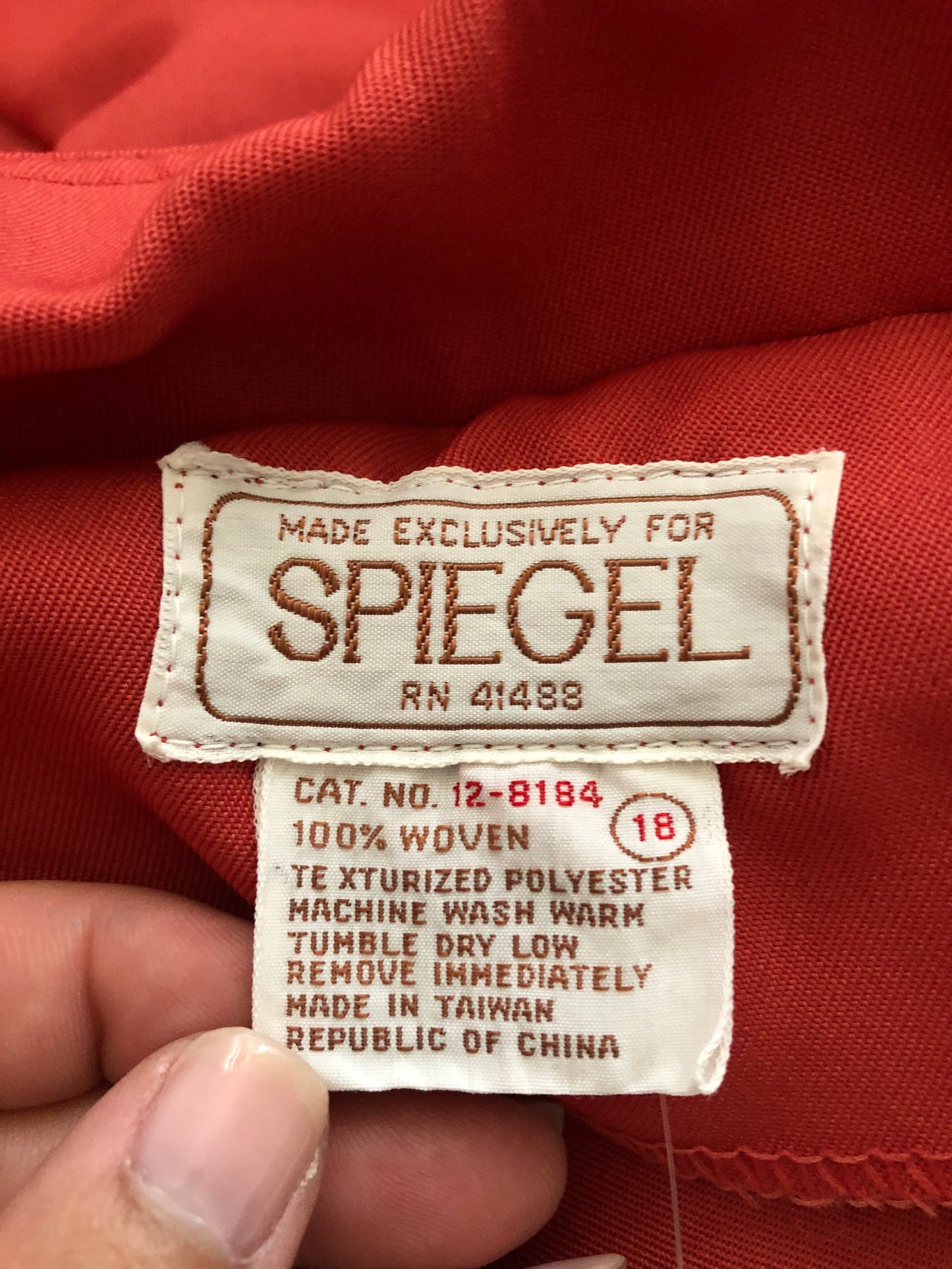 80’s/90’s Spiegel Sunset Orange 2-Piece Suit (L/XL)