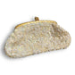 Vintage White Beaded Coin Purse