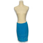 90’s/Y2K Turquoise Embroidered Skirt (S/M)