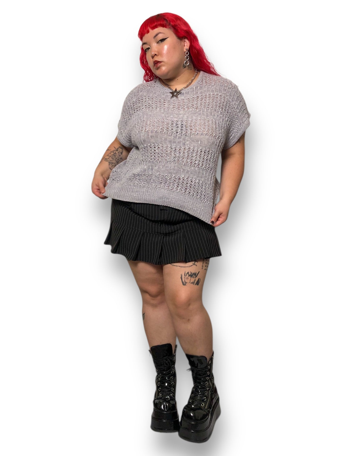 90’s TanJay Gray Sweater Vest (2X)