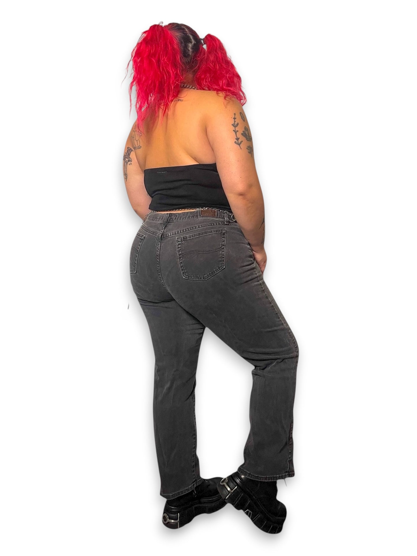 90’s/Y2K Lee Dark Gray Jeans (2X)