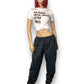 90’s/Y2K Apex Black Track Pants (L)