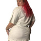 80’s Sun Bound White T-Shirt Mini Dress (M/L/XL)
