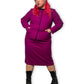 70’s Retro Wool Skirt Suit (2X)