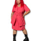 90’s Coral Layered Pencil Dress (3X)