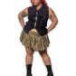 90’s Whimsygoth Crushed Velvet Vest (XL/1X)