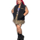 90’s/Y2K Black Work Vest (XL/1X/2X)