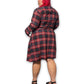 80’s Retro Grunge Shirt Dress (XL)