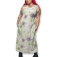 Y2K Maggie McNaughton Leaf Print Maxi Dress (2X/3X)
