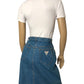 80’s Palmetto’s Light Wash Denim Skirt (M)