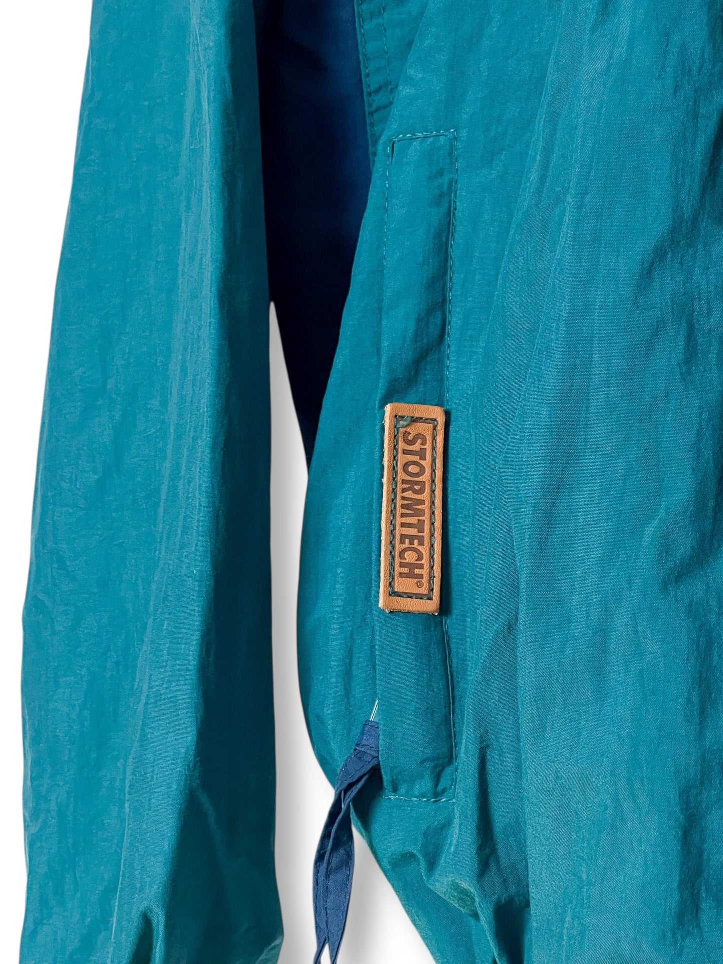 90’s Teal Blue Windbreaker (L)