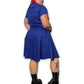 Navy Blue Retro Dress (XL)