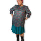 80’s Retro Floral Layered Dress (3X)