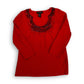 90’s Cable & Gauge Red Knit Long Sleeve Shirt (M)