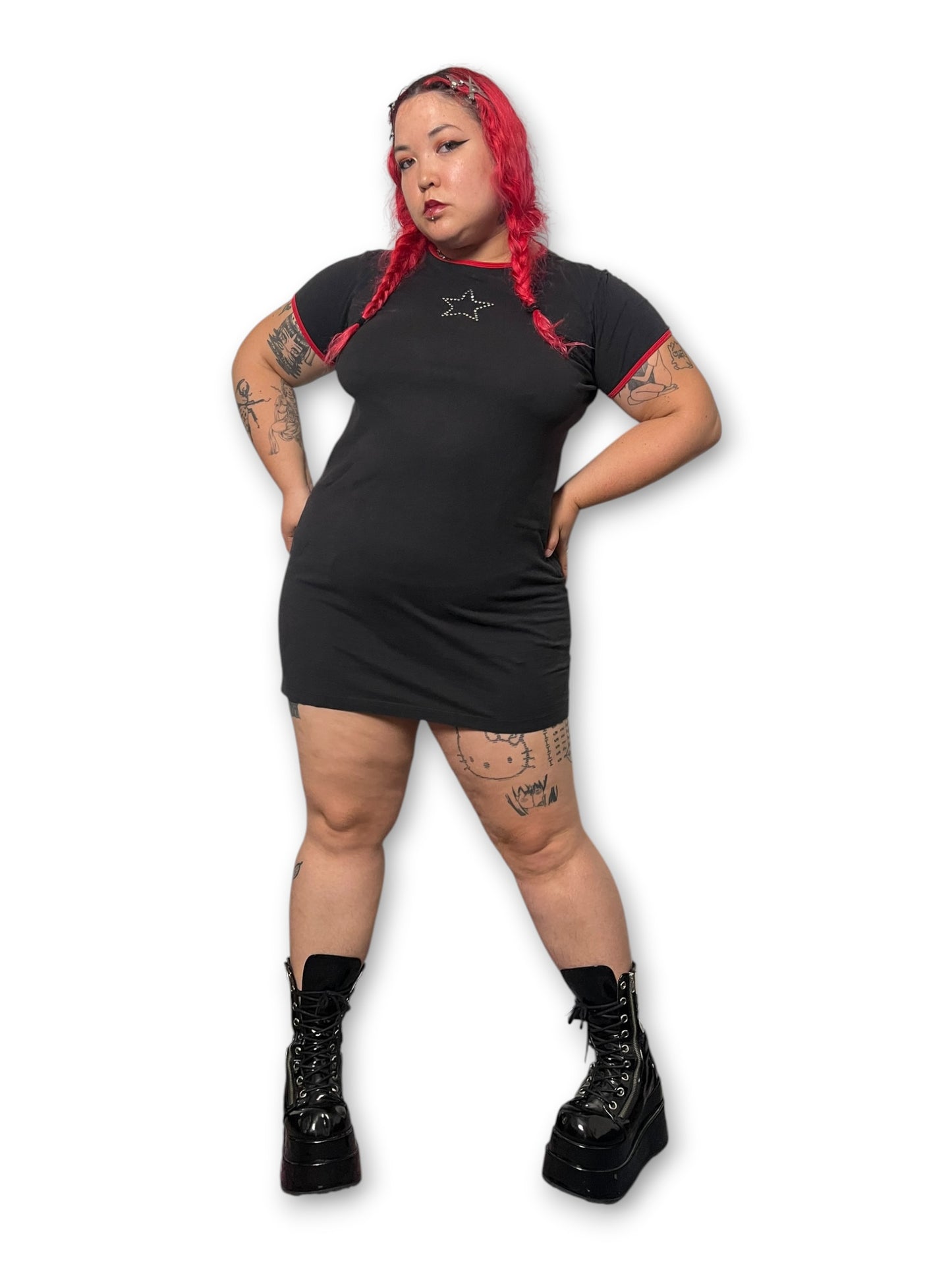 Y2K Emo Mini Dress (XL)