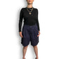 Y2K Liz Claiborne Navy Blue Pleated Shorts (L)