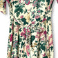 80’s En Focus White Floral Print Romper (M)