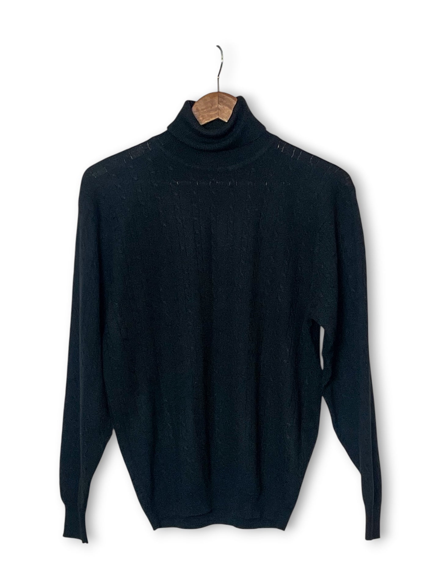 90’s Black Turtleneck Sweater (L/XL)