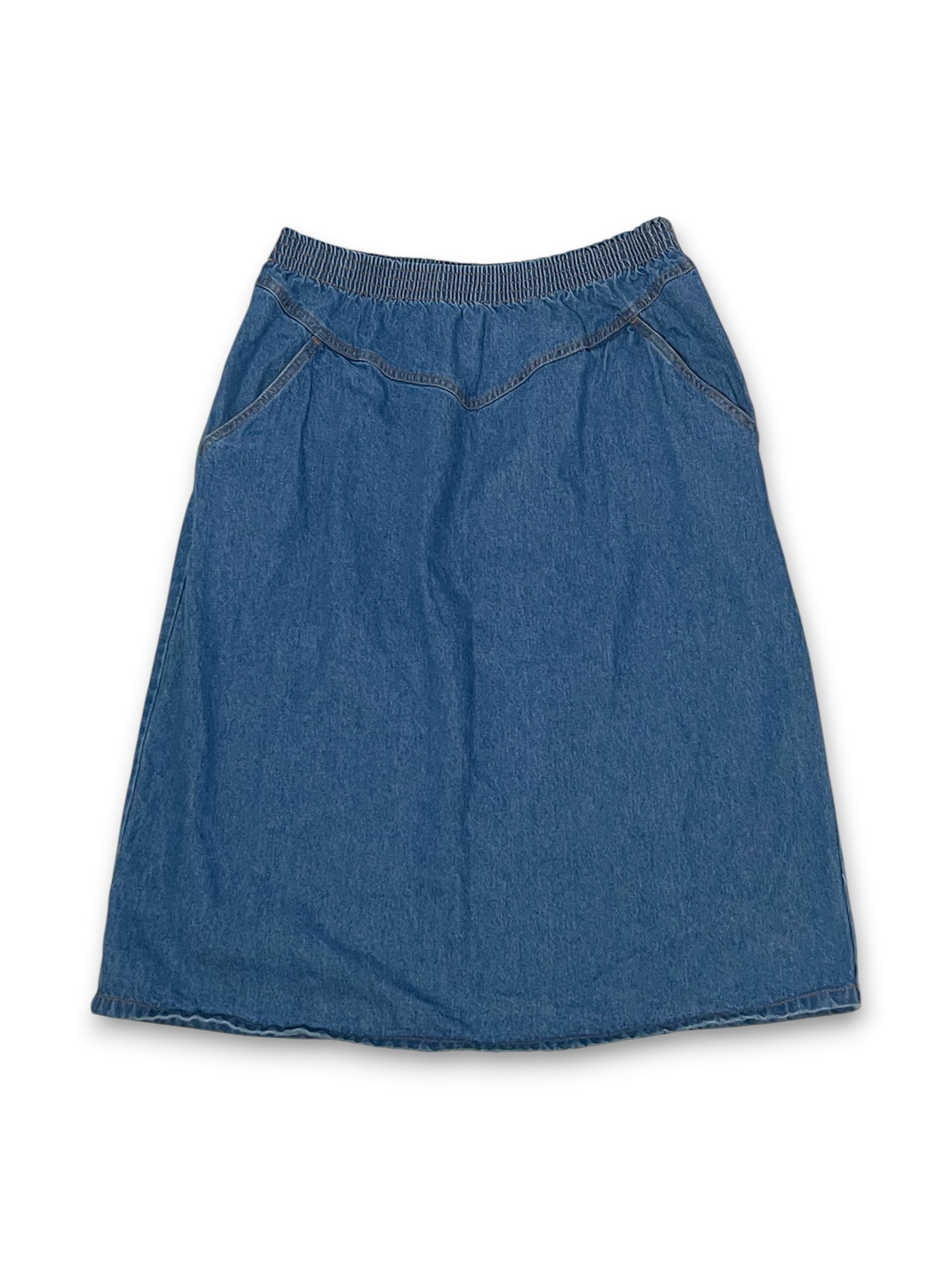 90’s Denim Pencil Skirt (XL/1X)