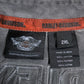 90’s/Y2K Harley Davidson Gray Button Down Shirt (2X)