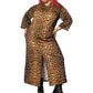 70’s Tiffany Loungewear Leopard Print Maxi Dress (L/XL)