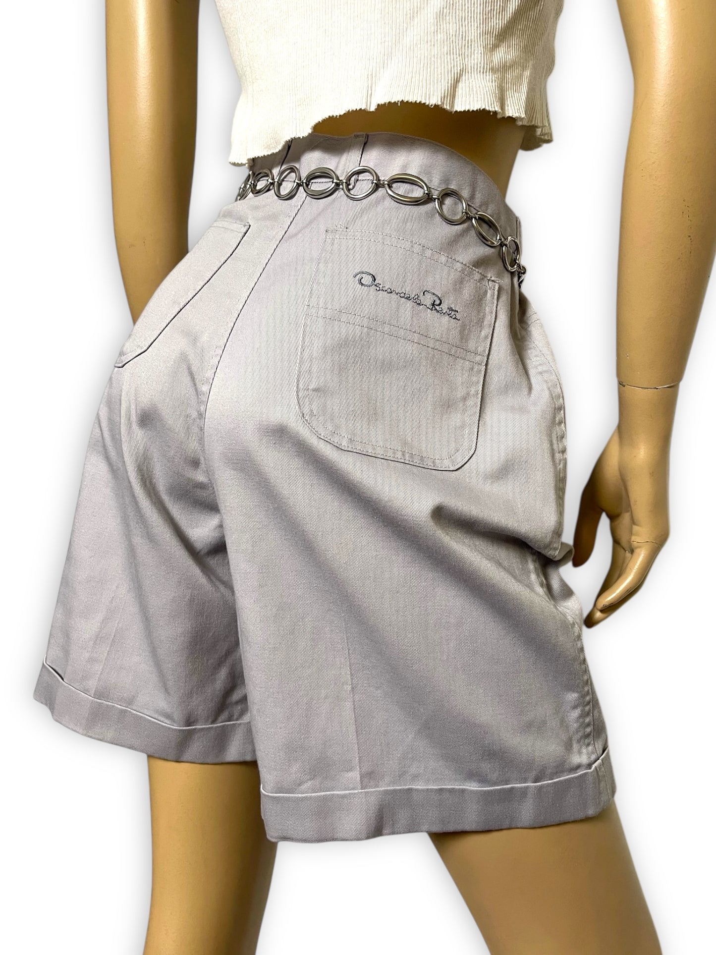 70’s/80’s Oscar de la Renta Gray Shorts (L)