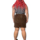 Y2K/Modern Brown Corduroy Skirt (XL)