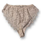 80’s Christian Dior White Lace High-Cut Panties (L)
