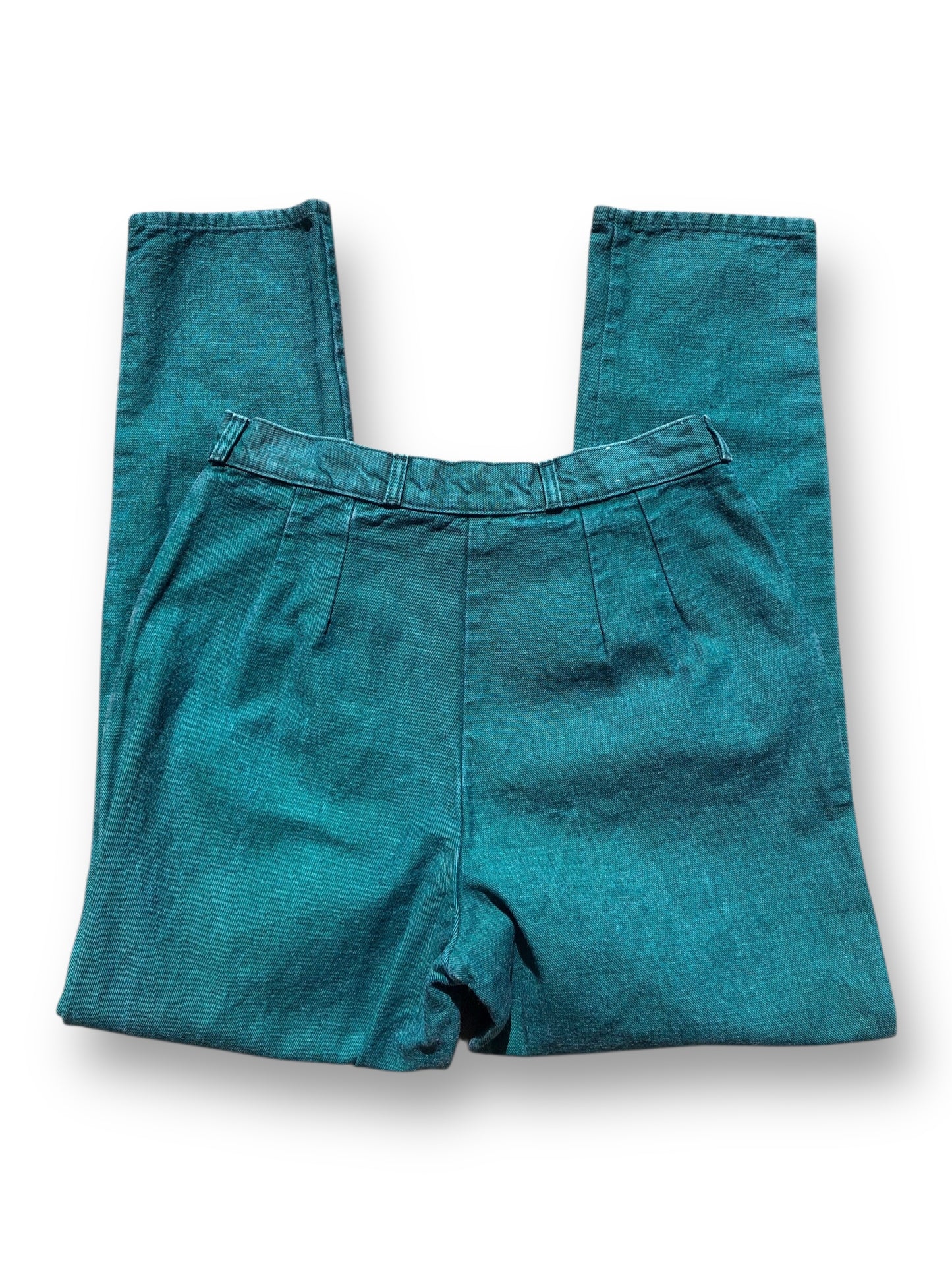80’s/90’s Teal Blue Denim Jeans (XL)