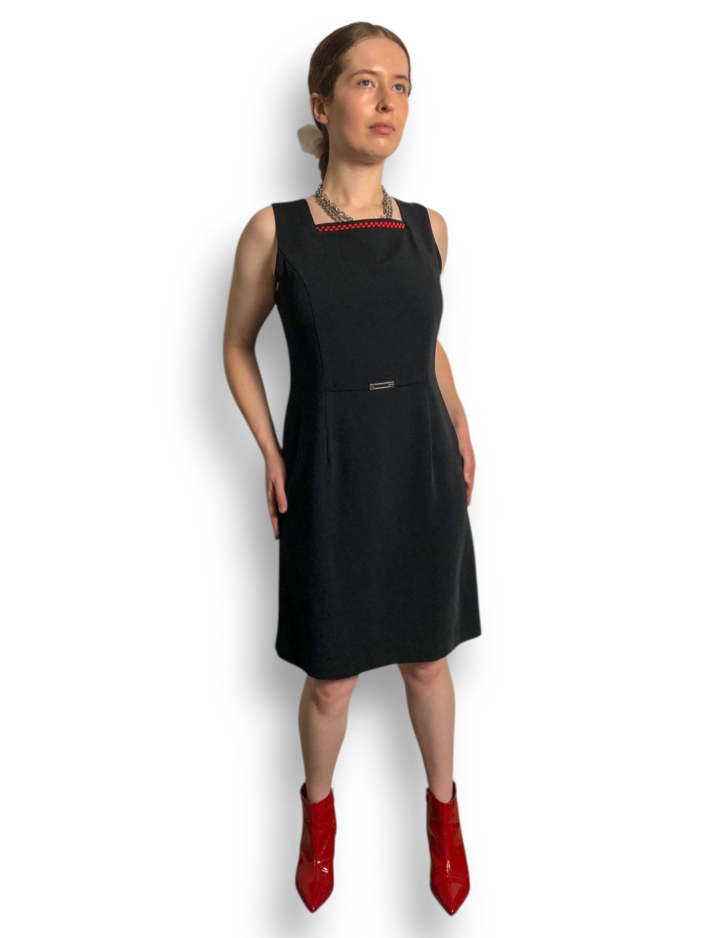 90’s/Y2K Black Pencil Dress (L)