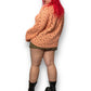 90’s/Y2K Coldwater Creek Coral Pink Crochet Knit Cardigan (3X)