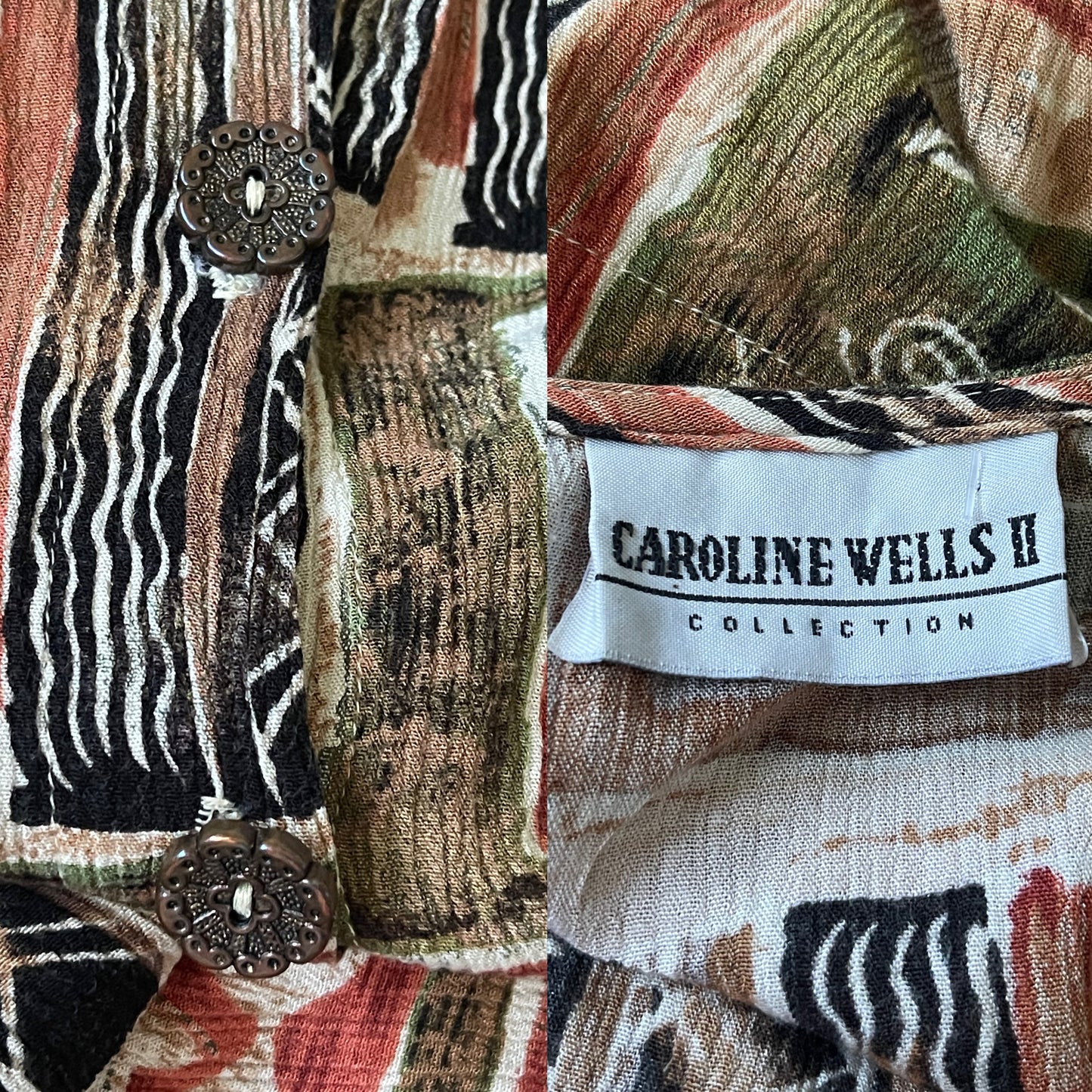 90’s/Y2K Boho Print Dress (XL/1X)