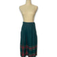 80’s Tartan Pleated Skirt (S)