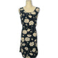 Y2K Floral Print Mini Dress (L/XL)
