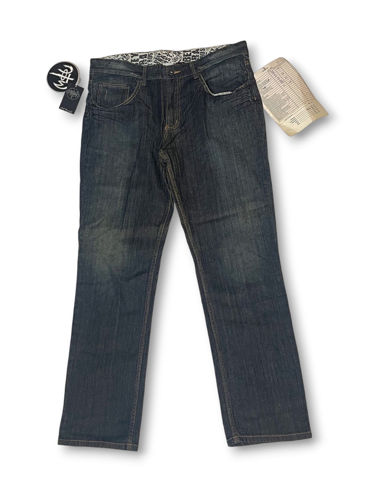 Deadstock Y2K Dark Wash Denim Jeans (XL)