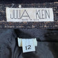 80’s/90’s Julia Klein Black Jacquard Knit Overcoat (L/XL)