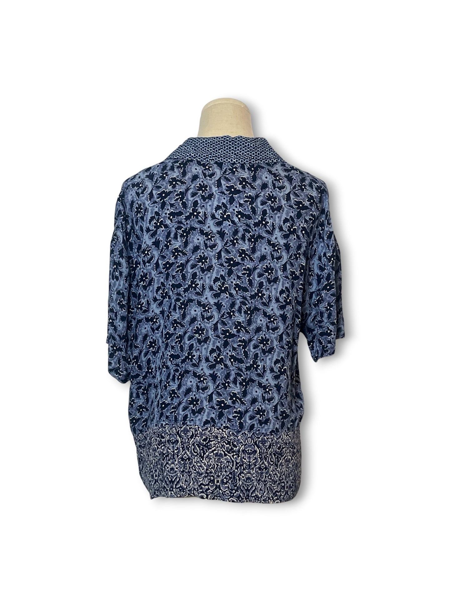 90’s Floral Print Blouse (M)