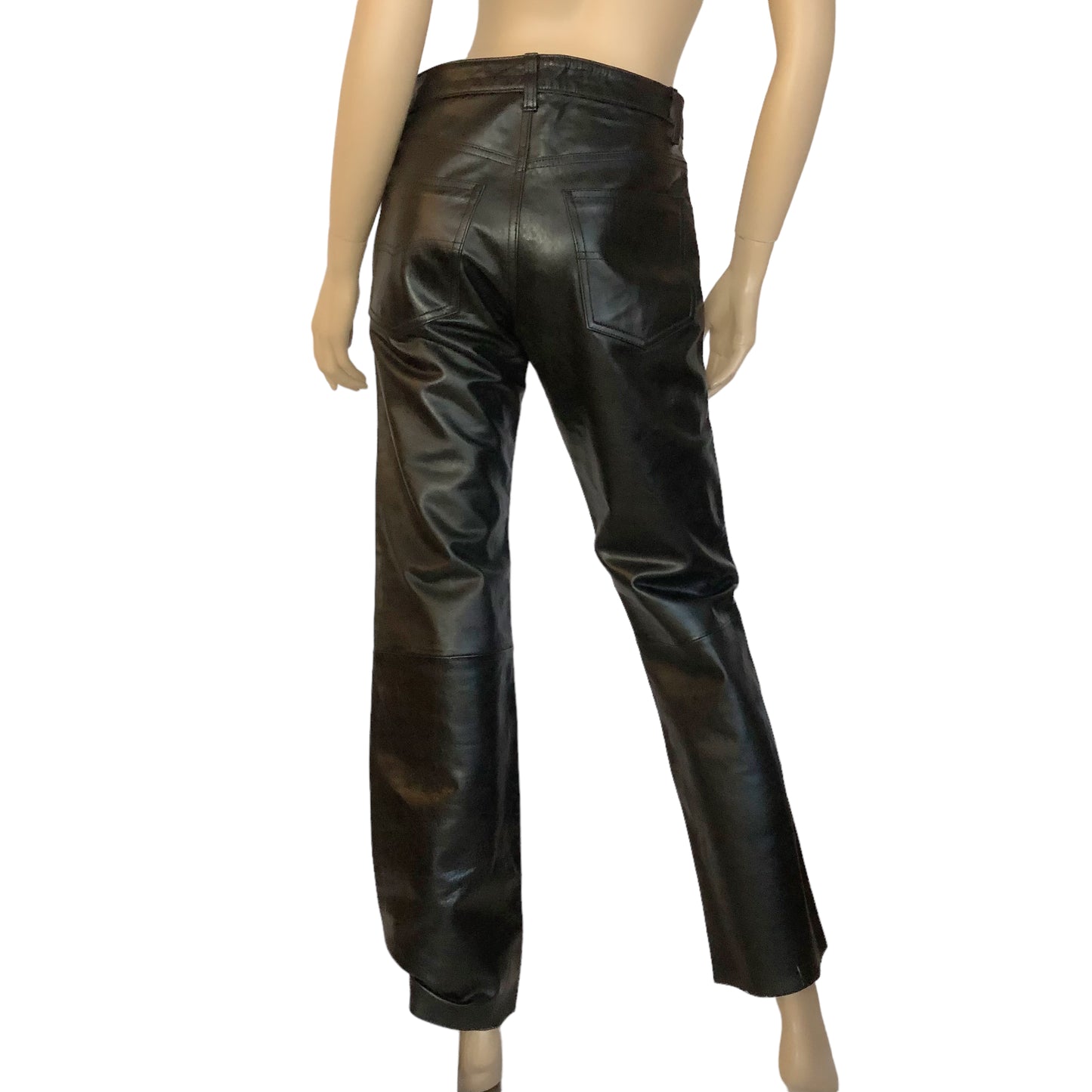 90’s Pelle Studio Wilsons Black Leather Pants (M)