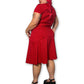 Ladybug Retro Wiggle Dress (XL)