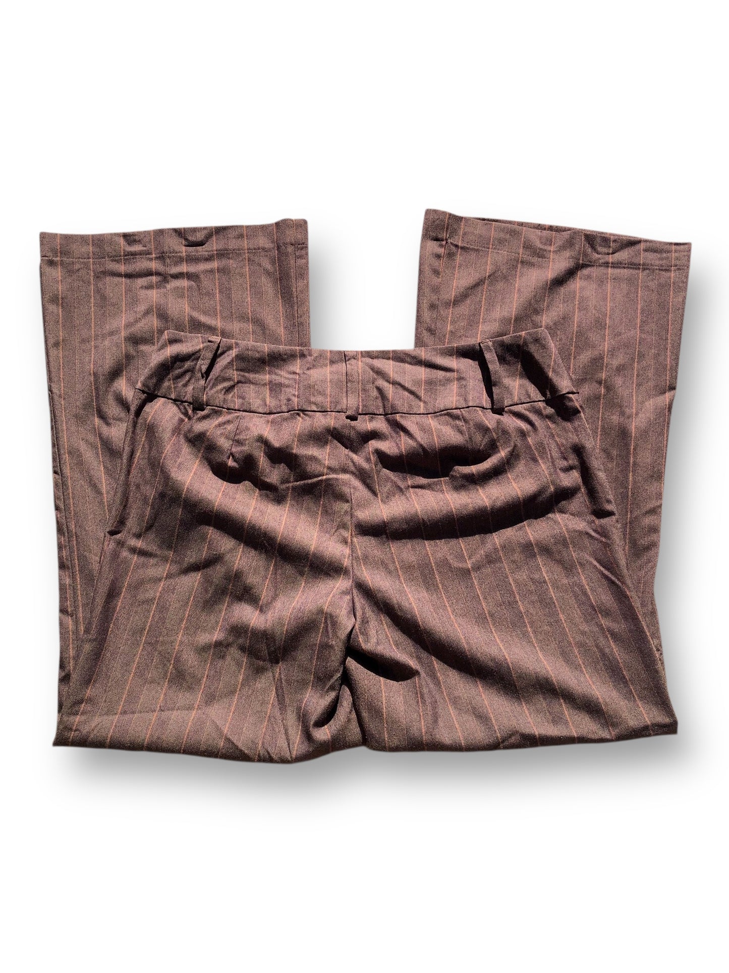 Y2K Xhilaration Brown Pinstripe Dress Pants (XL)