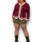 90’s Storybook Knits Burgundy Knit Cardigan Sweater (M/L)