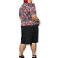 80’s Retro Peplum Dress (1X)